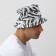 Panama "Tie-Dye" minku black and white color, rr 56-58