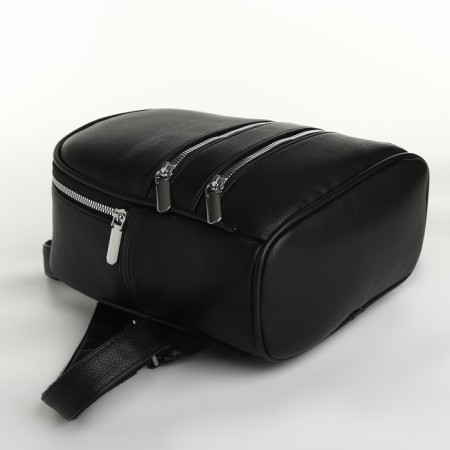 Women's backpack on lightning, black color-3