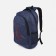 Male backpack on a zipper, 3 outer pockets, blue color