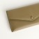 Women's wallet on the button, green color