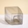 Pot for orchids, 2 l, 12.5 × 19.5 cm, plastic, transparent gray