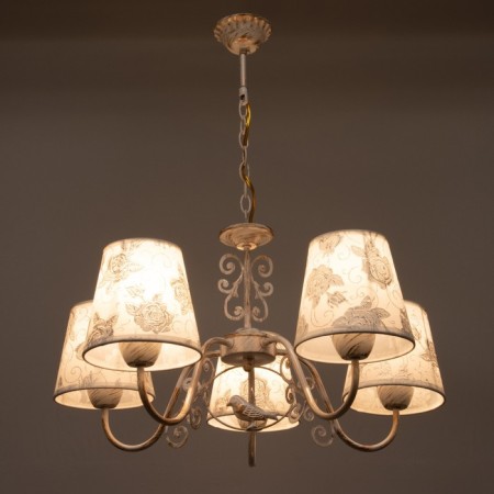 Luisa chandelier 5x40W E14 white+gold 60x60x31 cm Bayerlux-2