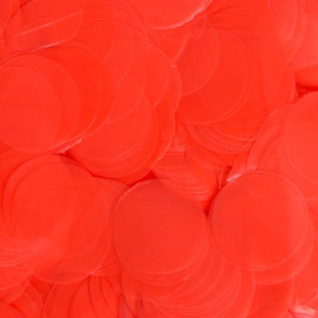 Confetti for decor, color orange ultraviolet, d = 2 cm, 50 g-1