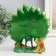 Souvenir Polystone "Green Peacock with the Royal Tail" 11.5x6x12 cm