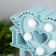 Night -night musical "Snow Shar" 5XLED from batteries 3AAA Blue 6.5x11x21cm Risalux
