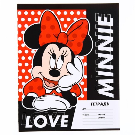 Notebook in the line of 18 sheets, 4 types of mix, cover coated paper, Minnie Mouse-5