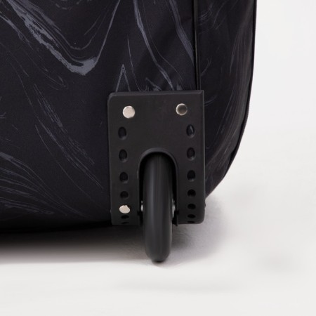 Road bag on wheels, a lightning department, with an increase, an outer pocket, black color-4