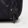 Road bag on wheels, a lightning department, with an increase, an outer pocket, black color