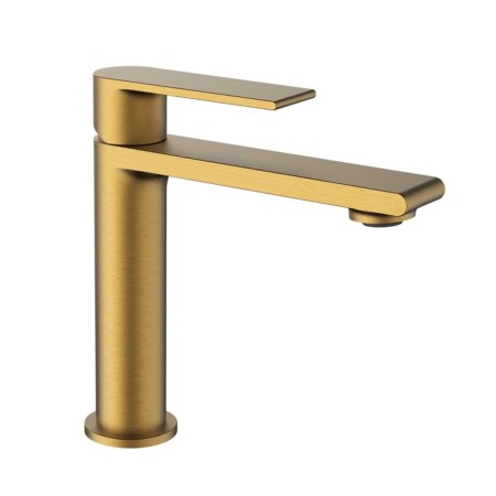 Vince Vogue VBF-1V1BG sink mixer, single-leaf, pour 133 mm, brass, gold