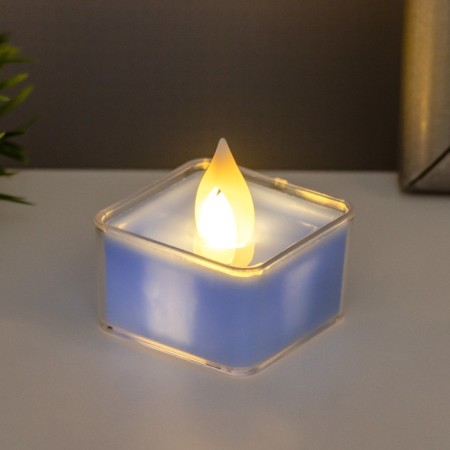 Nightmare "Candle Square" LED 0.5W from 3XAG10 batteries 4x4x4.5 cm Risalux-1