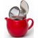Elrington teapot “Felicit, matte”, 350 ml, red color