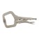 Hand tundra clamp, point capture, movable sponges, with a latch, 220 mm