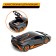 Metal car "coupe", 1:24, doors, hood, trunk, inertia, gray color are opened