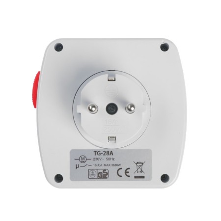 Roser Mechanical Timer daily Luazon Lighting, 16a, step 15 minutes, 220 V-4