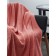 Shherbet blanket, size 200x240 cm, pink color