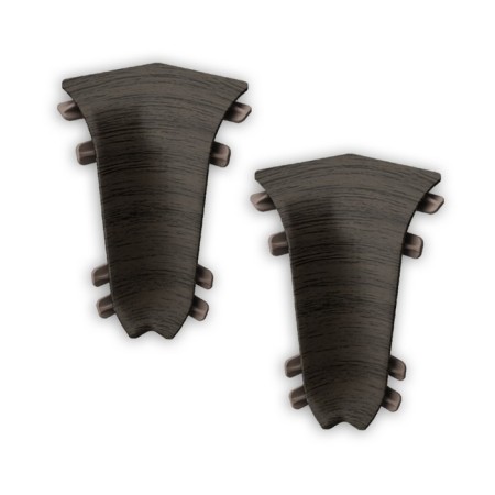 Inner lexide angle 55mm black oak (2pcs/blister)