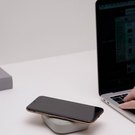 External Solove W5, 10,000mach, 2.4A, 2 USB, wireless charging, white battery-1