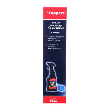 Topperr set for caring for LCDs, LCD and Plasma SR-VTO+Napkin-4