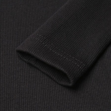 Baby turtleneck, black color, height 122 cm-2