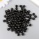 Set of beads "needlework" plastic, diameter 8 mm, 25 g, black