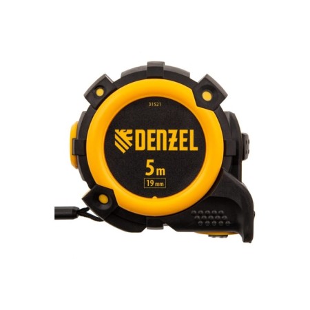 Denzel 31521 roulette, nylon coating, magnetic hook, automatic, 5 m x 19 mm-2