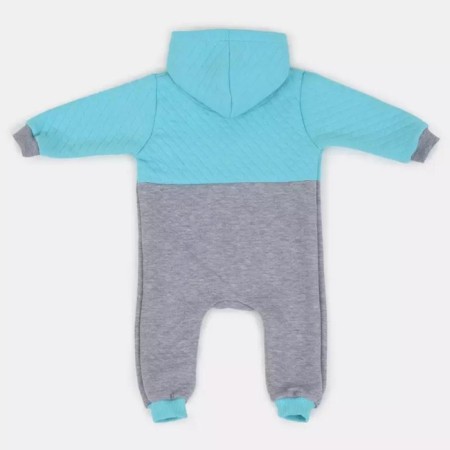 Combineson children's insulated toptles "Capitane", height 74 cm, gray/blue color-9