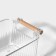 Storage container with handle LadOM "Crystal", 31.5 × 16.5 × 11.5 cm, color transparent color