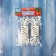 Jewelry decoration "Social shine" (set 2 pcs) 12.5x3.5 cm, white