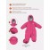 Combineson Children's Winter Mowbaby Alaska, Height 80 cm, Pink Color