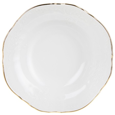 Round bernadotte salad, decor "Gold Gold", 13 cm-1
