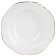Round bernadotte salad, decor "Gold Gold", 13 cm