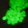 Decorative stones for the aquarium, luminous, 20 mm, 500 g, yellow
