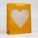 Package Hologography with the window "Heart", "Golden", m 32 x 25.5 x 11 cm