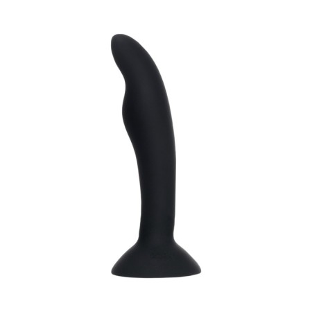 Anal plug A-Toys by Toyfa Stroft, silicone, black color, 10.5 cm-1