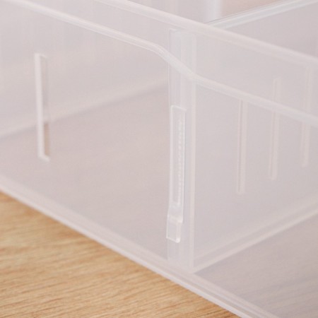 Storage container without a cover of Rolly, 2.65 l, 15 × 26.6 × 8.7 cm, transparent-3