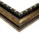 Frame for paintings (mirrors) 40 x 50 x 4.5 cm, plastic, calotta, antique