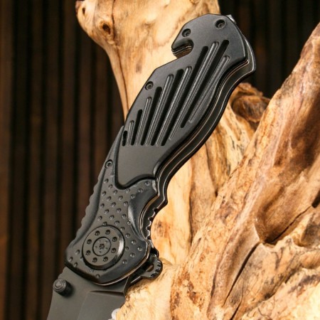 Stinger folding knife, 85 mm, hilt: steel, cardboard box-5