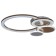 Luer with PDD "Ringo" 4XLED 100W 3000-6000K gold 60x50x10.5 cm