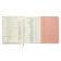 Leduced Diary A5, 160 sheets, Devente.irene, solid combined cover of artificial leather, cream block 70 g/m2, pink