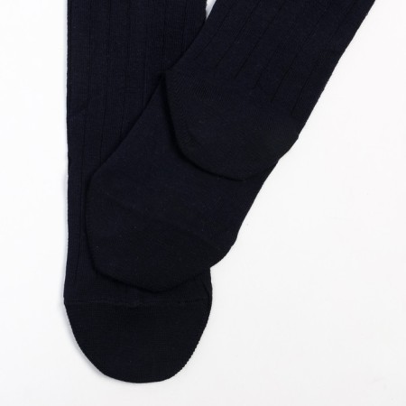 Pantyhose children's “Vertical strip”, dark blue color, height 122-128-1