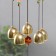 Wind Music Metal "Ganesha in Golden Flower" 5 bells 56x8 cm