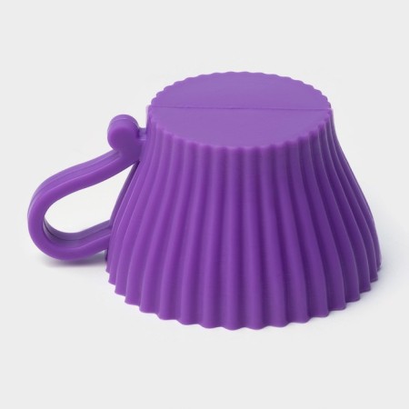 The form for baking the share "Alice in Wonderland", silicone, 9 × 7 × 4.5 cm, internal size 6.5 × 6.5 × 4.5 cm, color mix-2