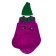 Carnival set "Cool eggplant", felt