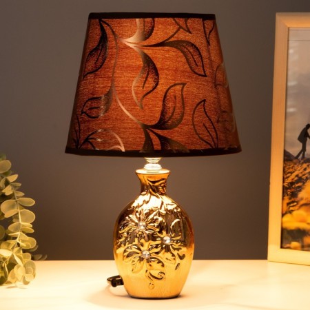 The desktop lamp with the lampshade E14 "Flowering" 33x20x16 cm-2