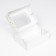 The box is folding, with a window, "stars", white, 23 x 16 x 7.5 cm,