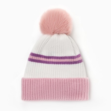 Children's hat Minaku, central pink, district 48-50