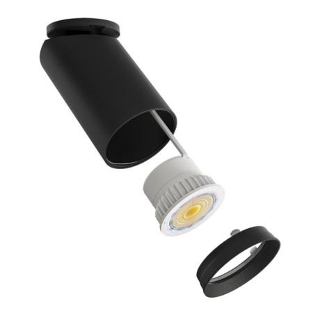 STAS ARTE LAMP NODO A3213PL-1BK, GU10, 35 W, 6x6x10.5 cm, black-1