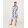 Children's robe with a hood, height 116 cm