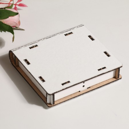 Wedding set "Piones", White, 5pcs, MDF-9
