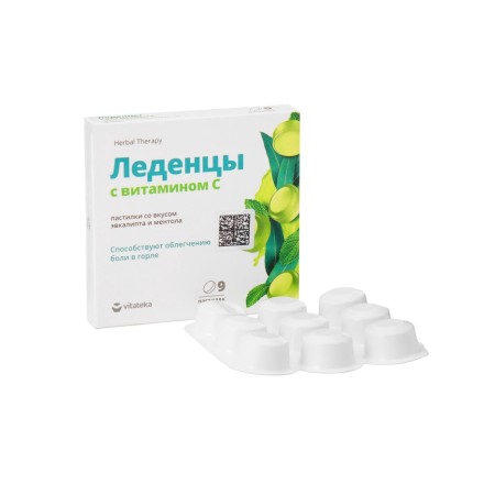 Launders for the throat be healthy! Eucalyptus with menthol, 9 pcs.-3